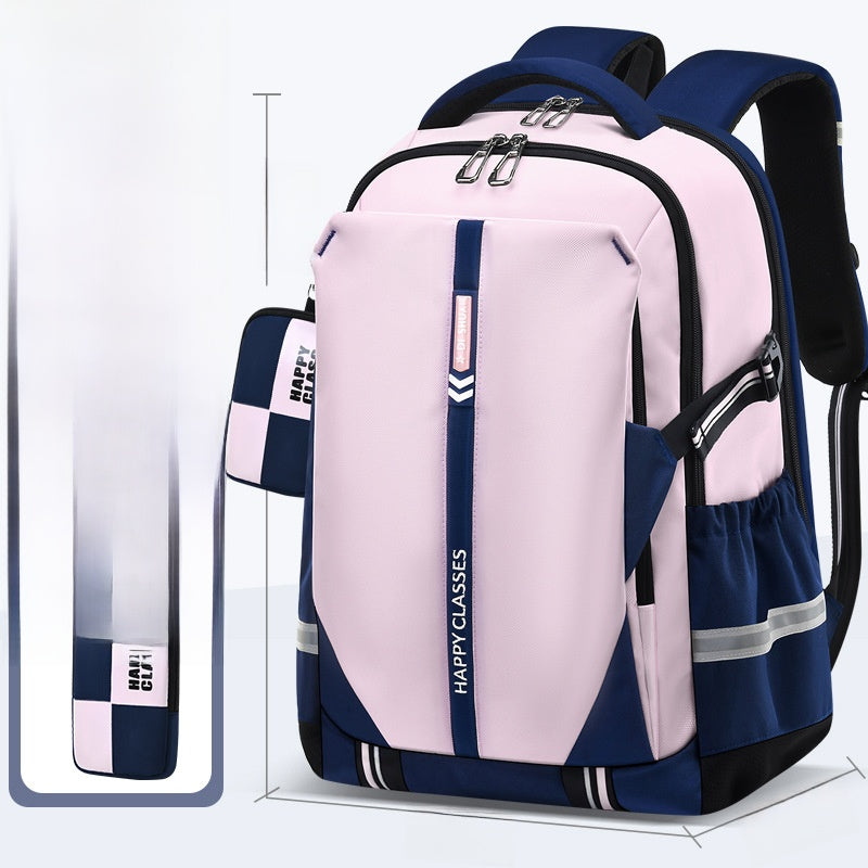 Spine-protecting school backpack for middle school students teemdrop