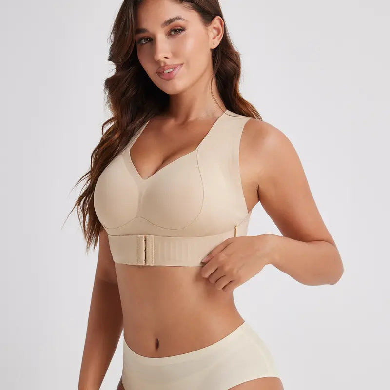 Seamless Wirefree Posture Corrector Body Shaper Vest teemdrop