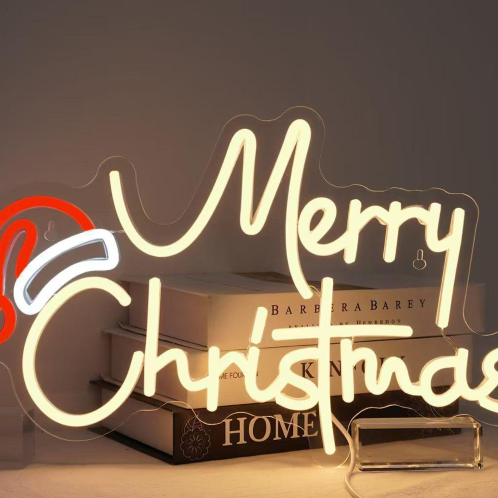 Dimmable LED Neon Light for Christmas Party Wall Decor USB Powered teemdrop