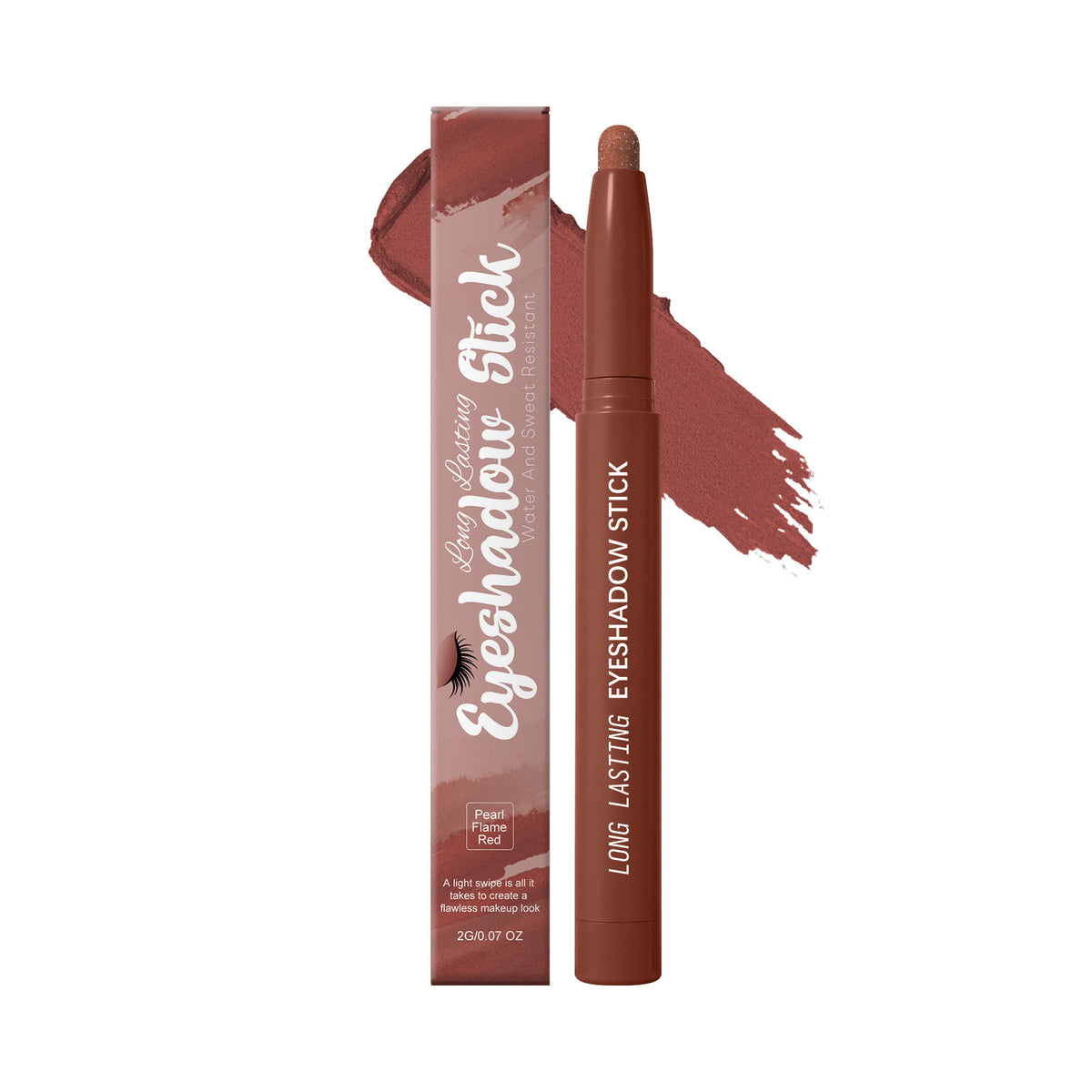 Long-Lasting Silky Smooth Pearl and Matte Eyeshadow Stick 2g For Daily Makeup