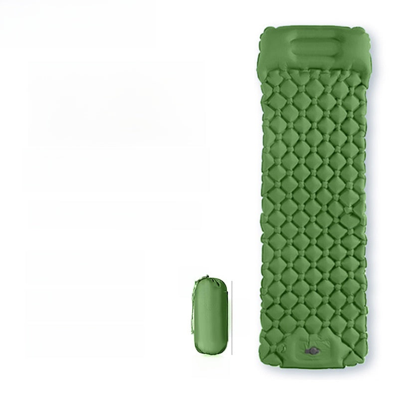 Ultra-Light Foot-Operated Automatic Inflatable Camping Mattress with Pillow teemdrop