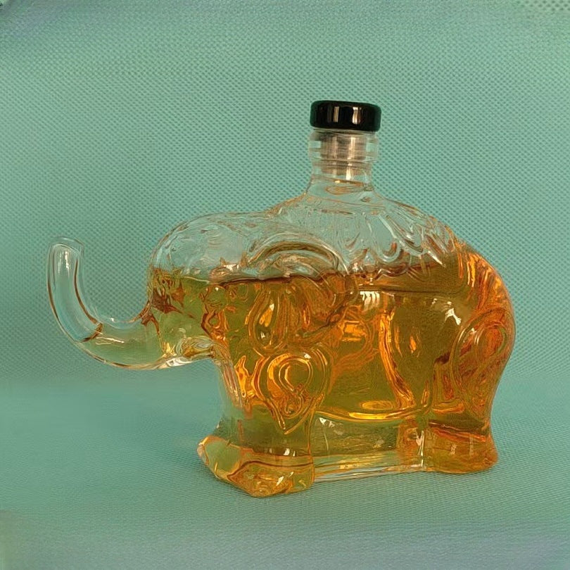 Creative Animal-Shaped High Borosilicate Glass Bottle teemdrop