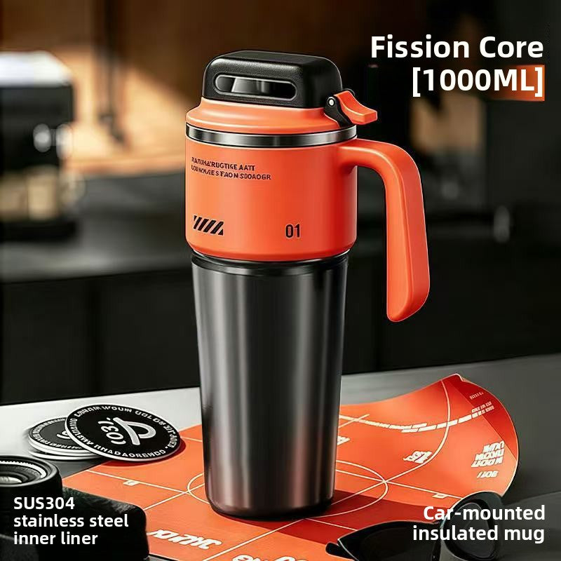 Giant Ice Cup with Large Capacity and Straw