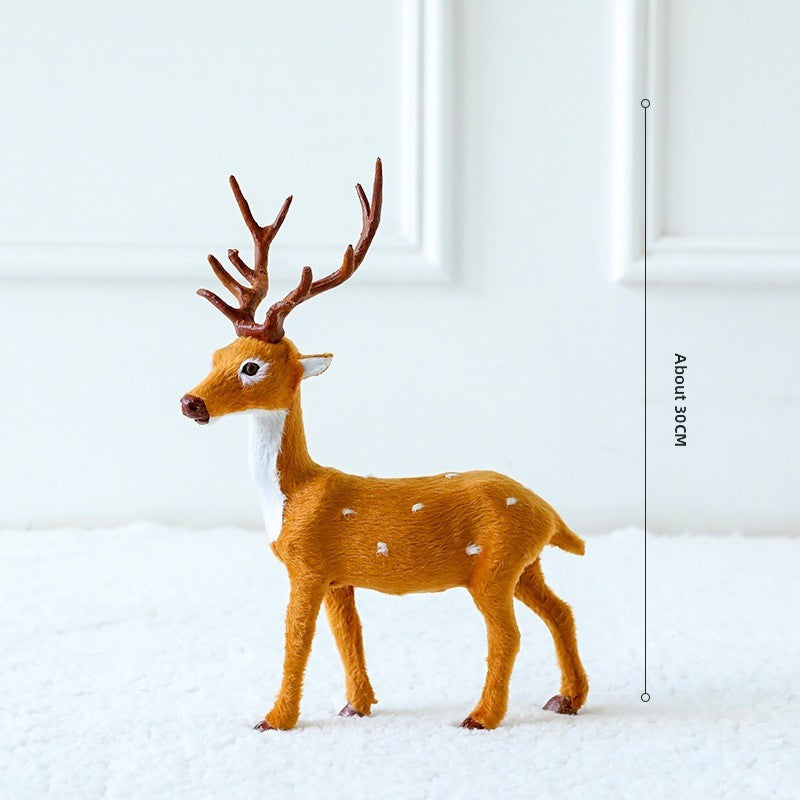 Christmas reindeer figurine