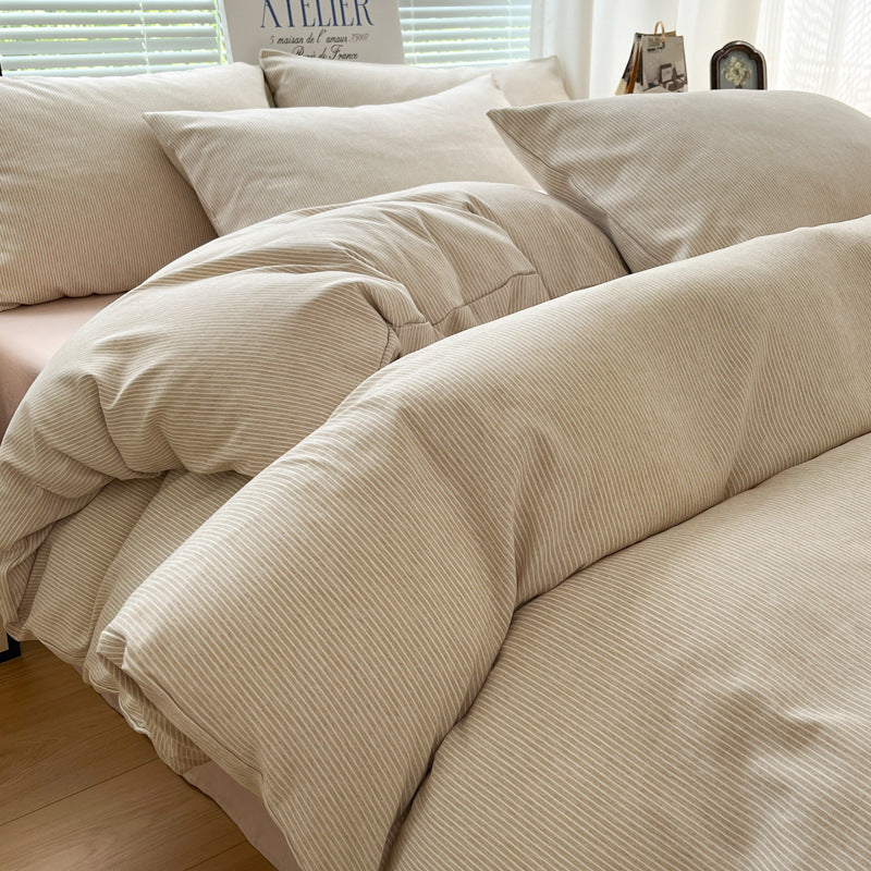Simple Stripes Washed Cotton Bed Set