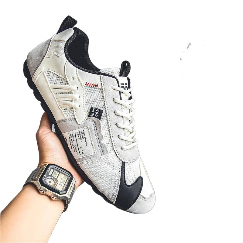 Men Casual Low Top Lace Up Round Toe Breathable Sailboat Shoes teemdrop