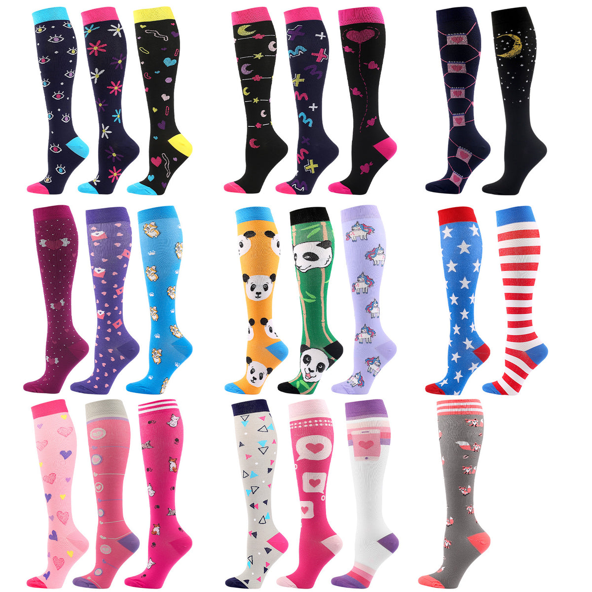 Outdoor sports compression socks teemdrop