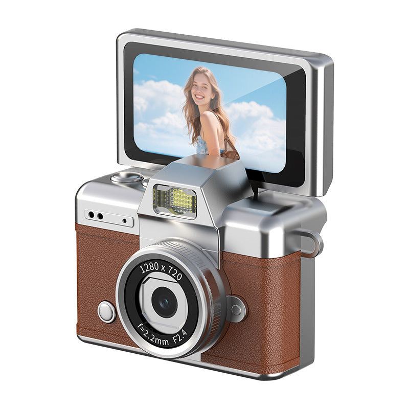 Retro Flip Screen Mini Digital Camera