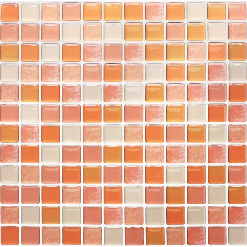 3D Self-Adhesive PET Mosaic Tile Wall Sticker for Home Decoration teemdrop