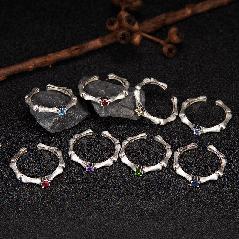 Garnet gemstone ring