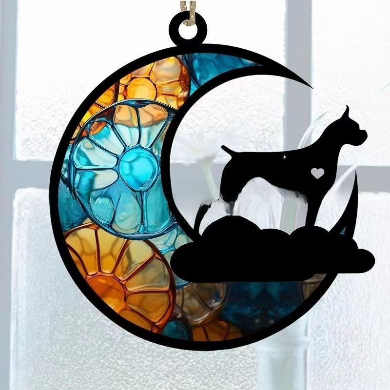 Dog Cat Window Hanging Ornament Personalized Gift
