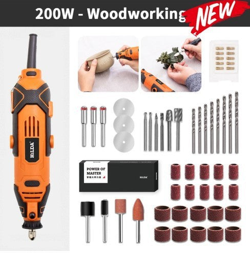 Electric Grinder Variable Speed Handheld Rotary Tool Kit