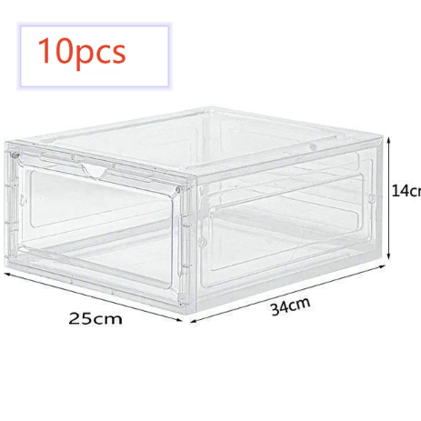 Transparent Stackable Shoe Storage Box