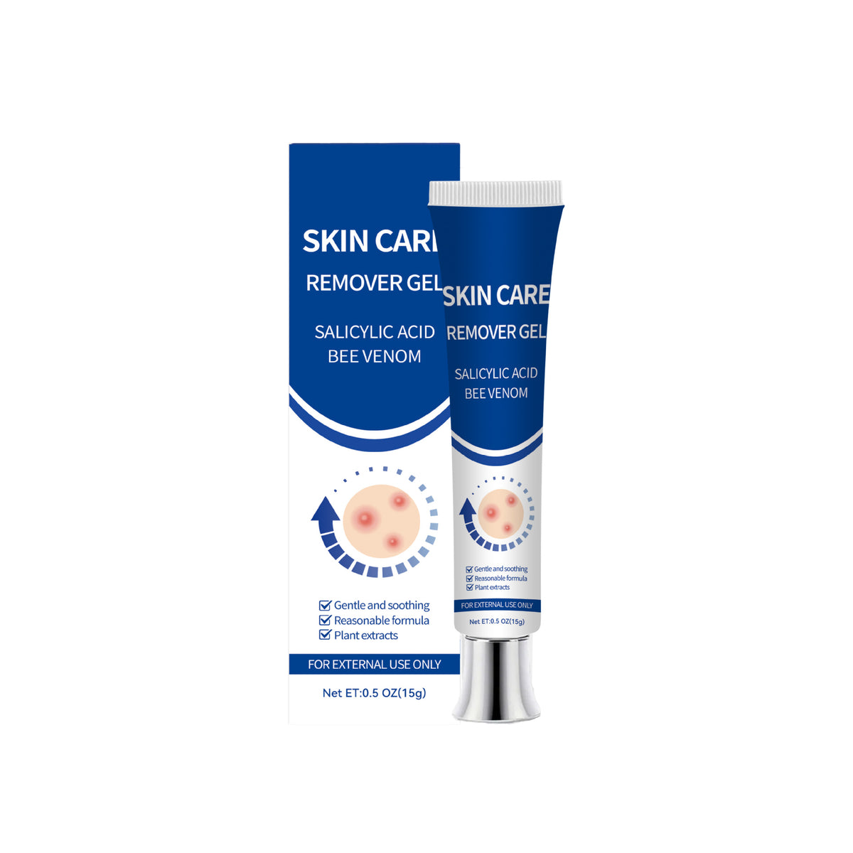 Exterior skin care gel teemdrop