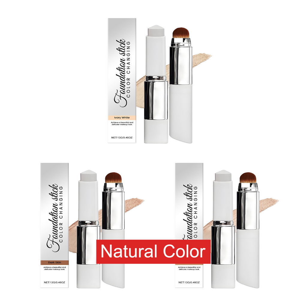 Two-in-One Color Changing Moisturizing Foundation Stick teemdrop