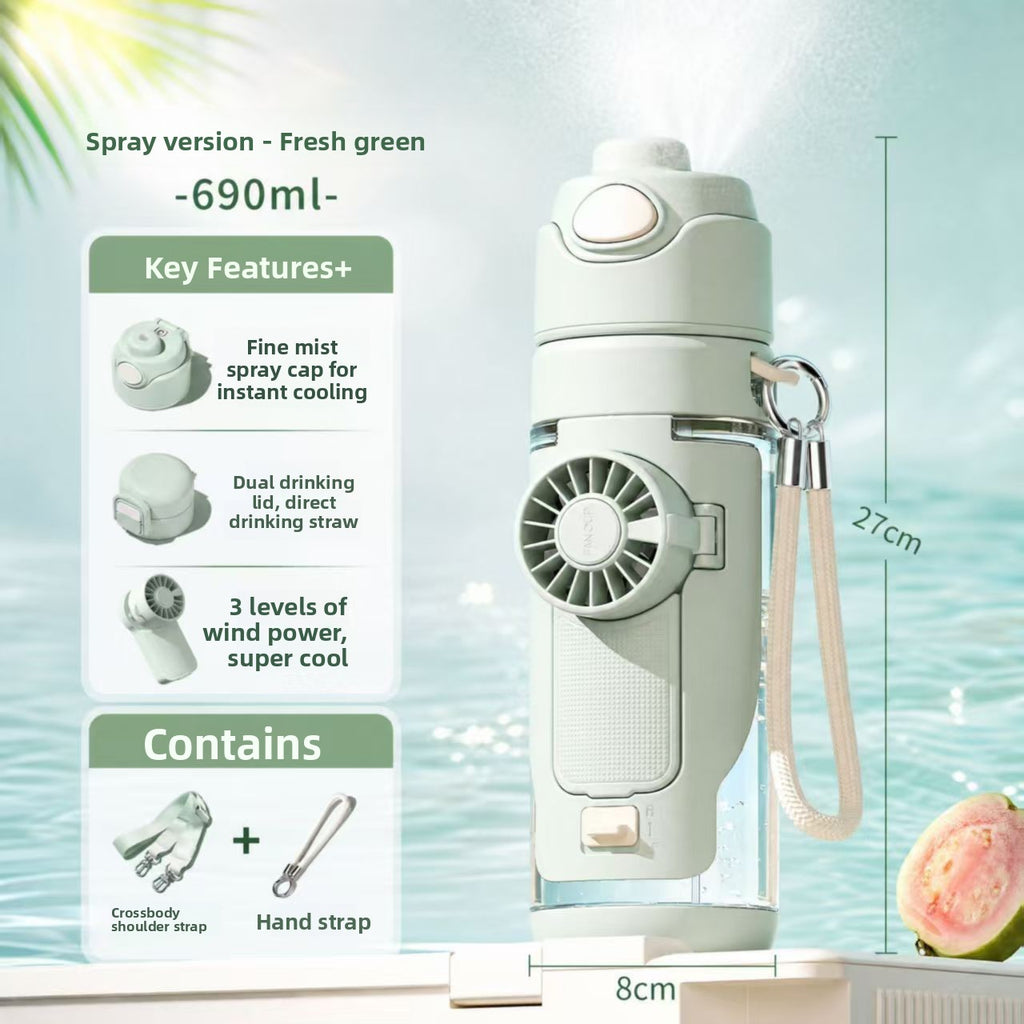 Spray water cup