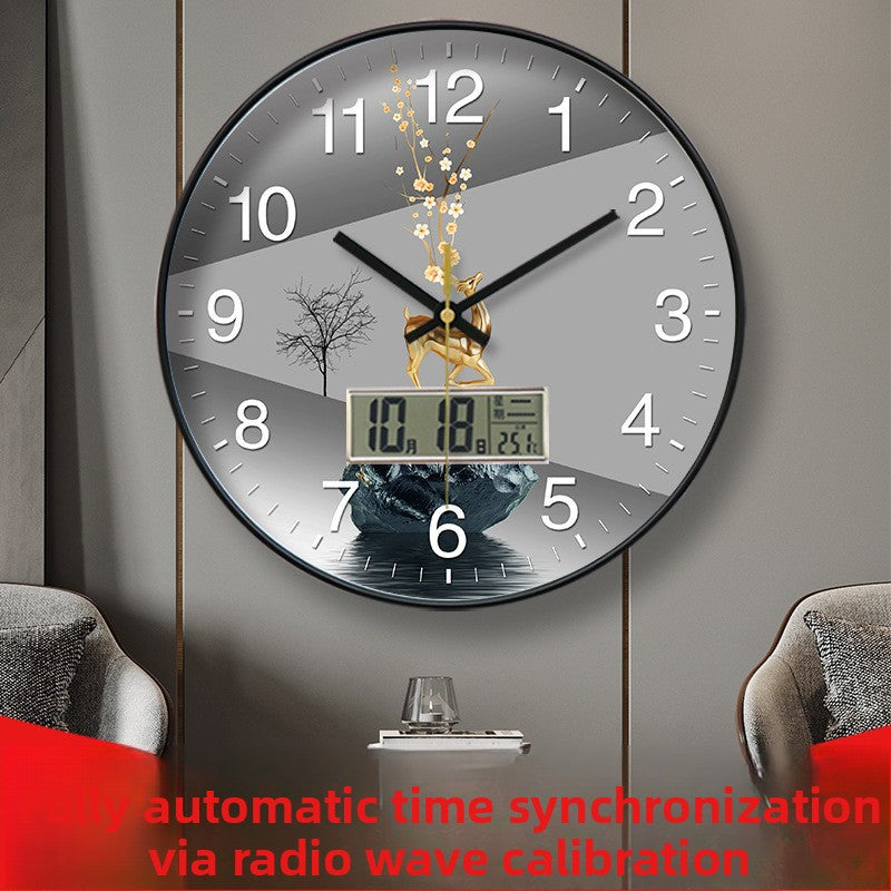 Silent Radio-Controlled Wall Clock