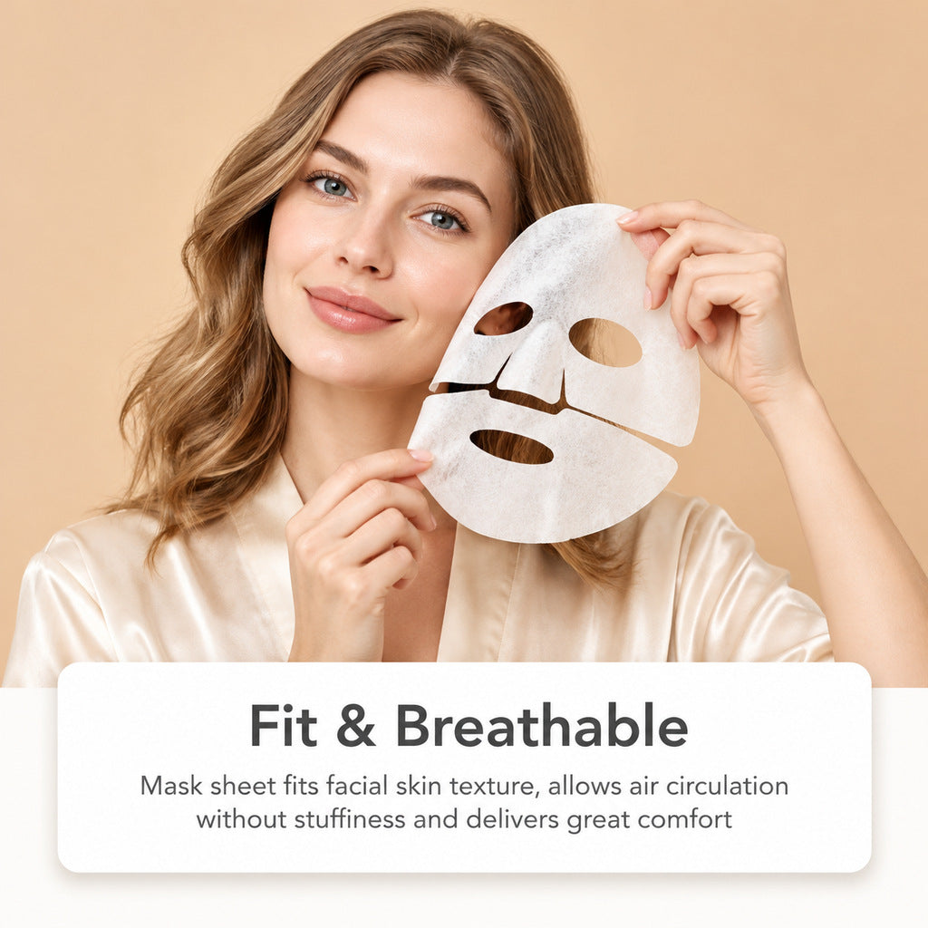 Hyaluronic Acid Moisturizing Brightening Facial Mask teemdrop