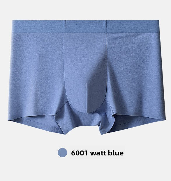 100-Count Cotton Seamless Boxer Briefs Silk Antibacterial Breathable Mens Underwear