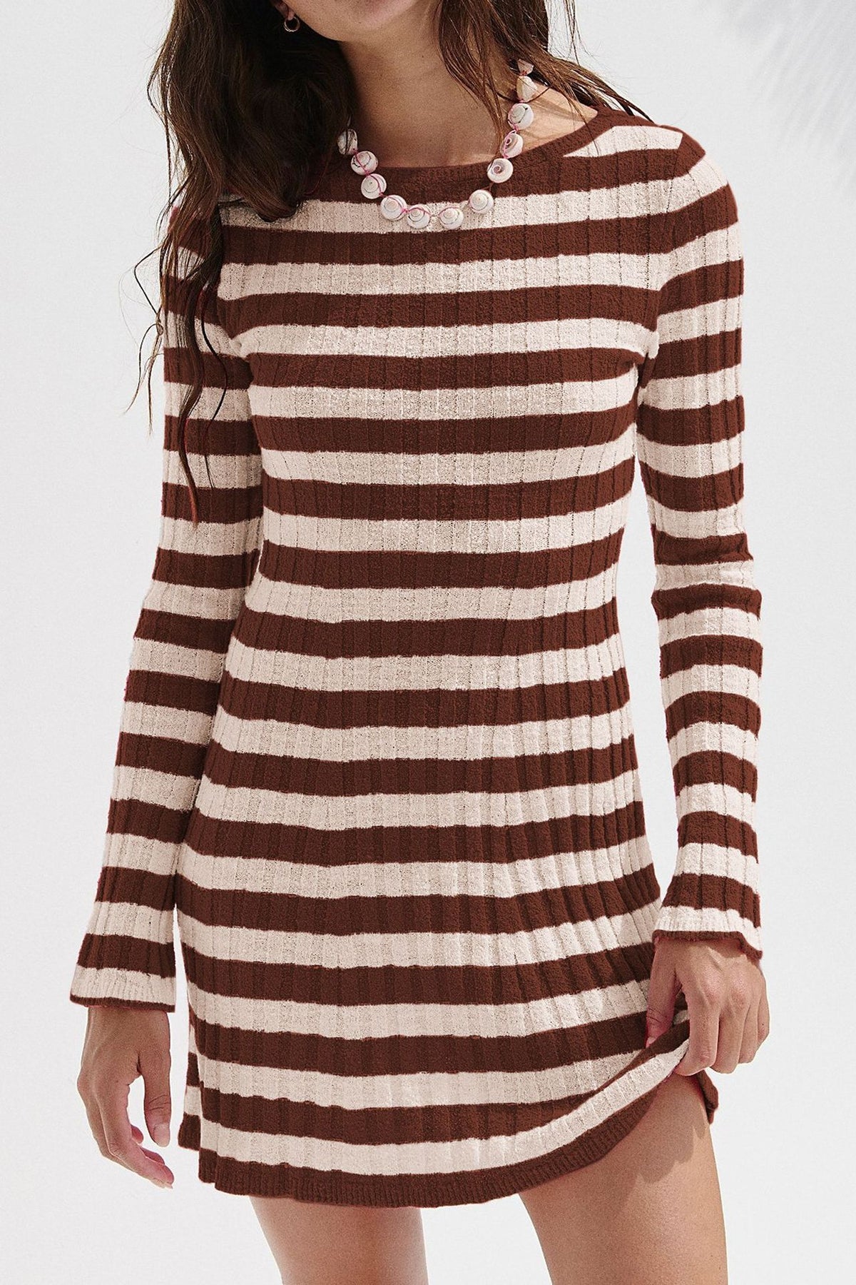 Women's Striped Knitwear Dress