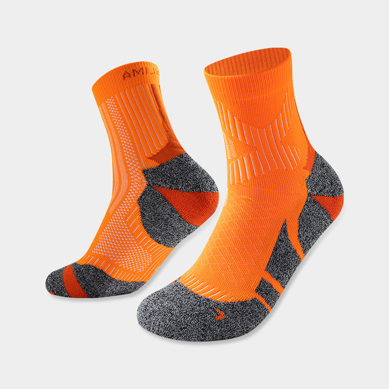 Thickened towel bottom anti-slip breathable quick-drying mid-foot tube socks teemdrop
