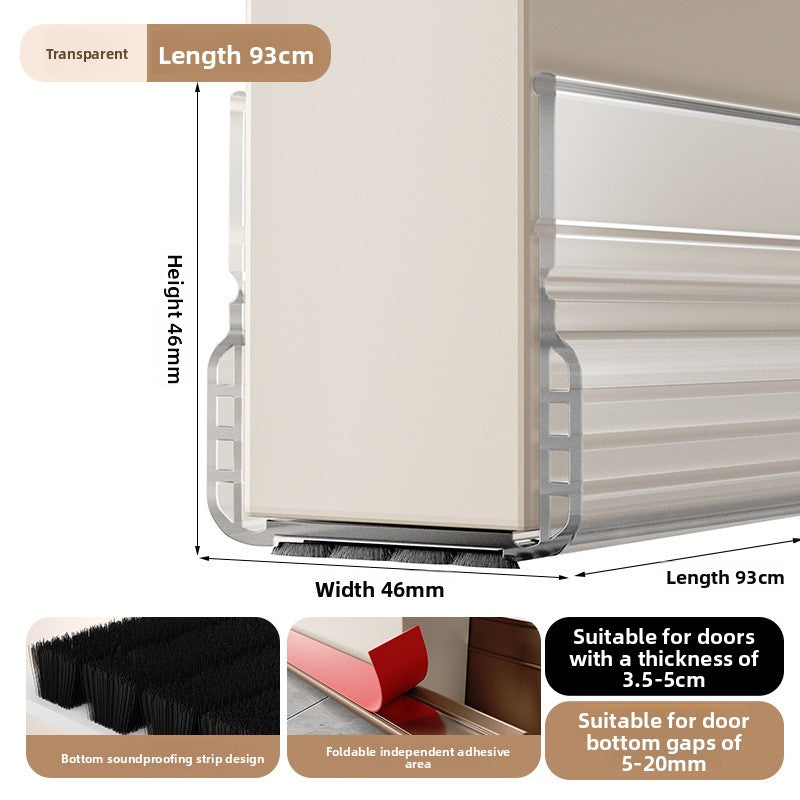 Self-Adhesive Under Door Draft Stopper Weather Stripping Seal Strip teemdrop