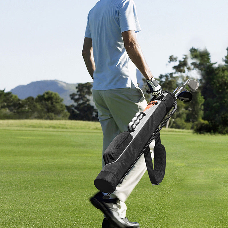 Stand-Up Golf Bag Large Capacity Portable Polyester Golf Club Carrier teemdrop