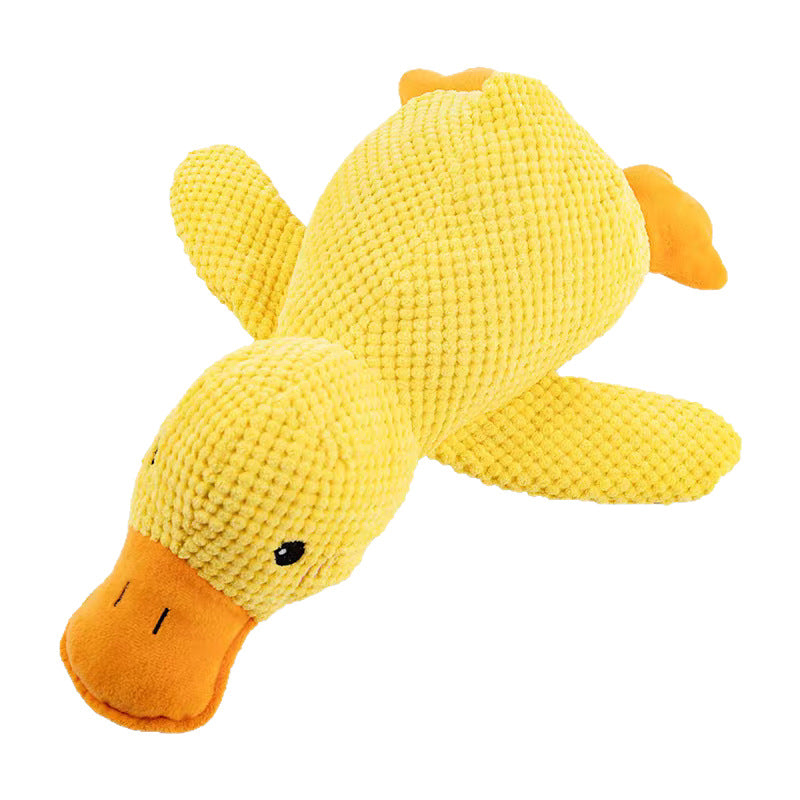 Plush Duck Pet Toy with Sound