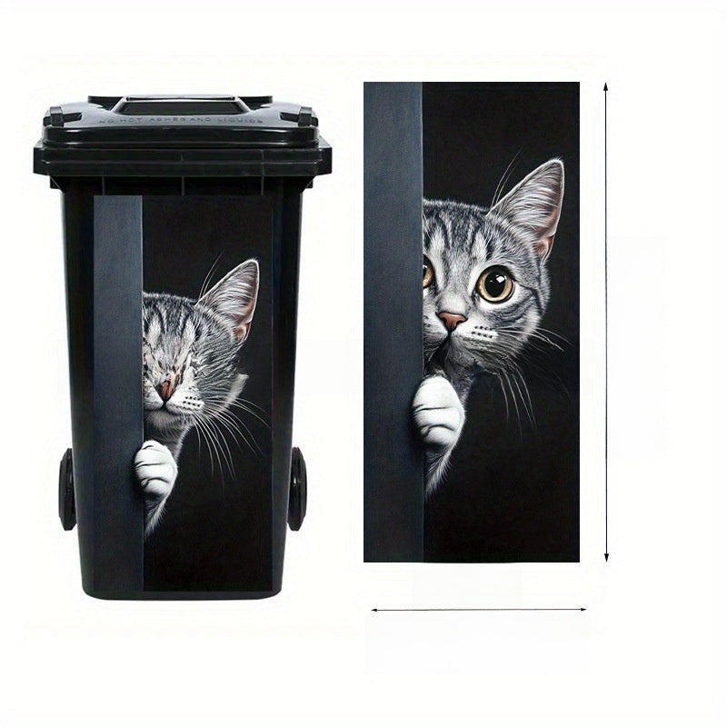 Self-Adhesive Waterproof Vinyl Trash Can Sticker teemdrop