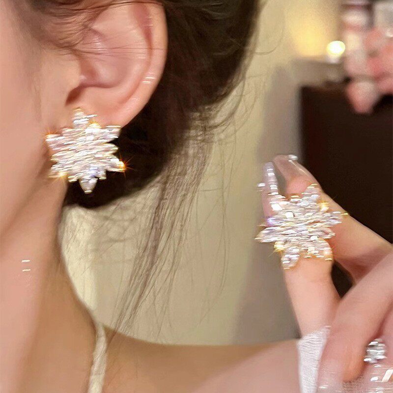 Korean Style Geometric Alloy Earrings