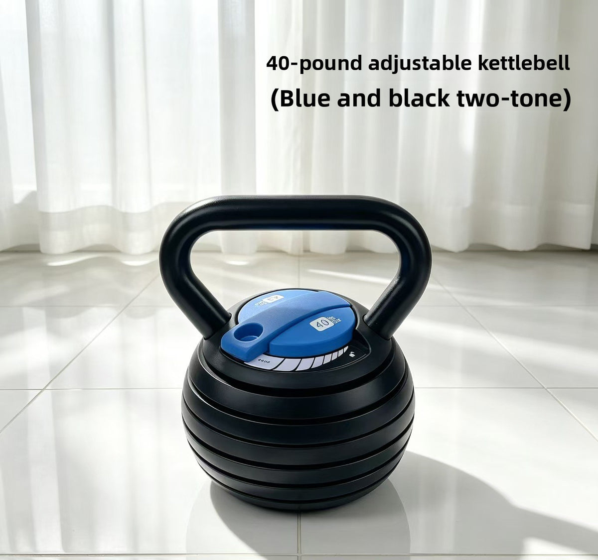 Solid hand-held kettlebell