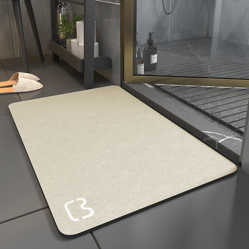 Quick-Dry Plush Bath Mat Floor Mat