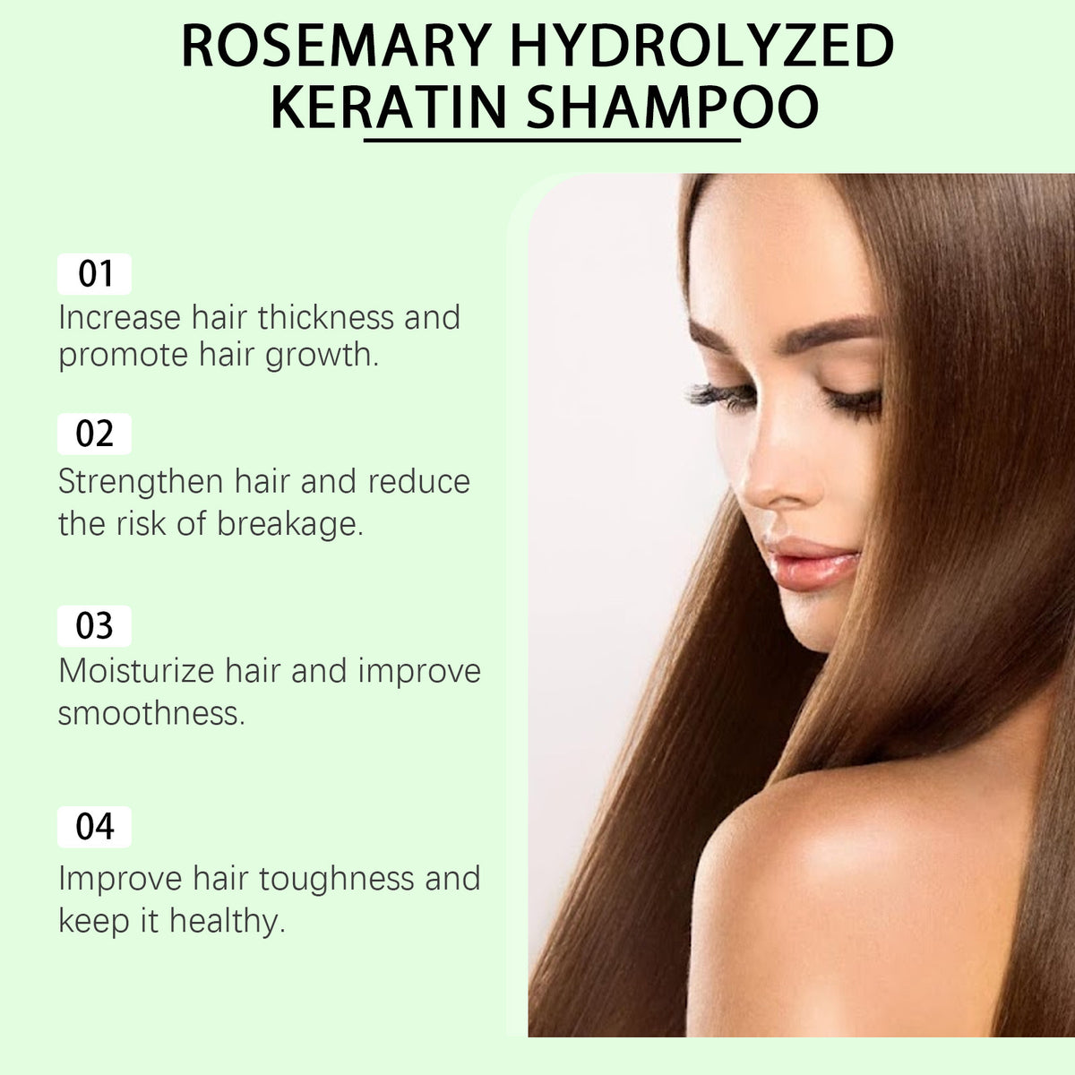 Hoegoa Rosemary Thickening Shampoo for Volumizing and Deep Repair 100ml teemdrop