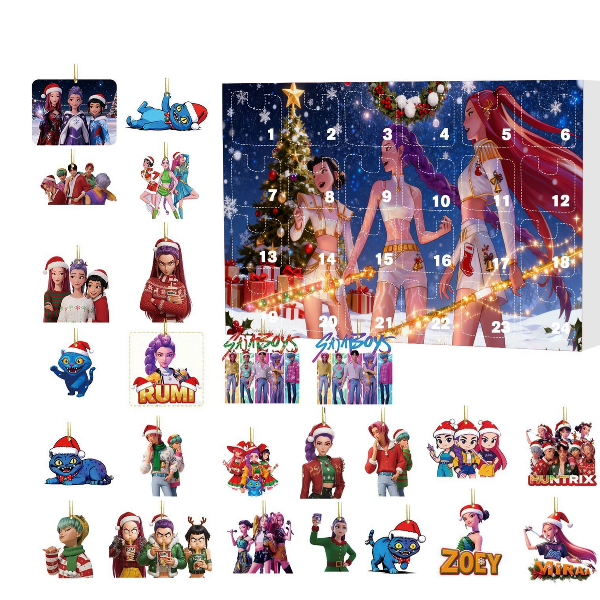 Acrylic Christmas Countdown Calendar