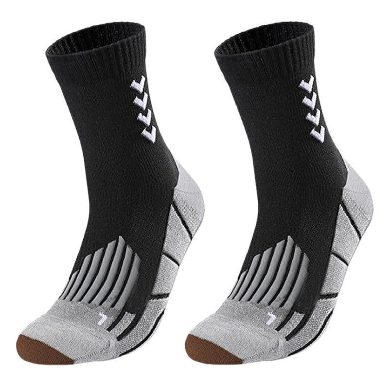 Shock-absorbing high-top sports socks teemdrop