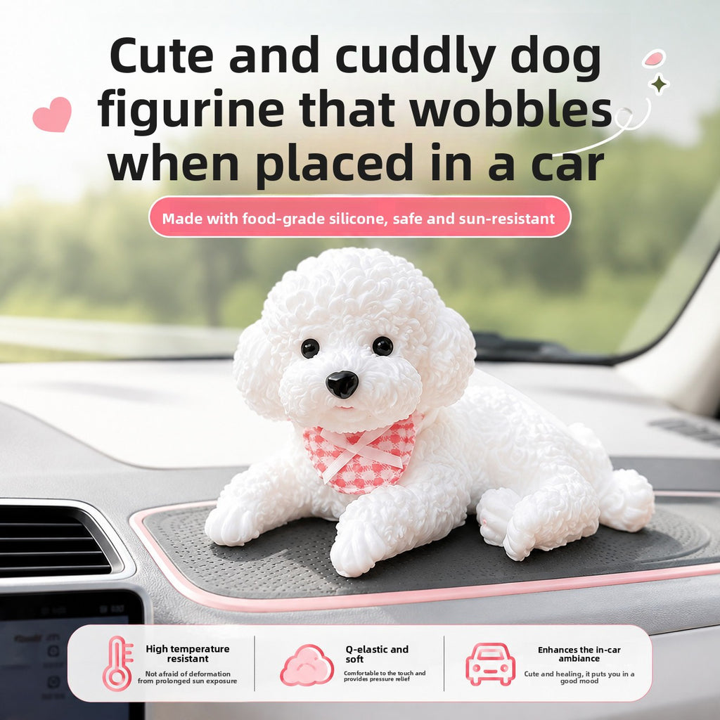 Cartoon Teddy Bear Silicone Anti-Slip Dashboard Ornament teemdrop