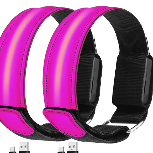 Glowing running armband