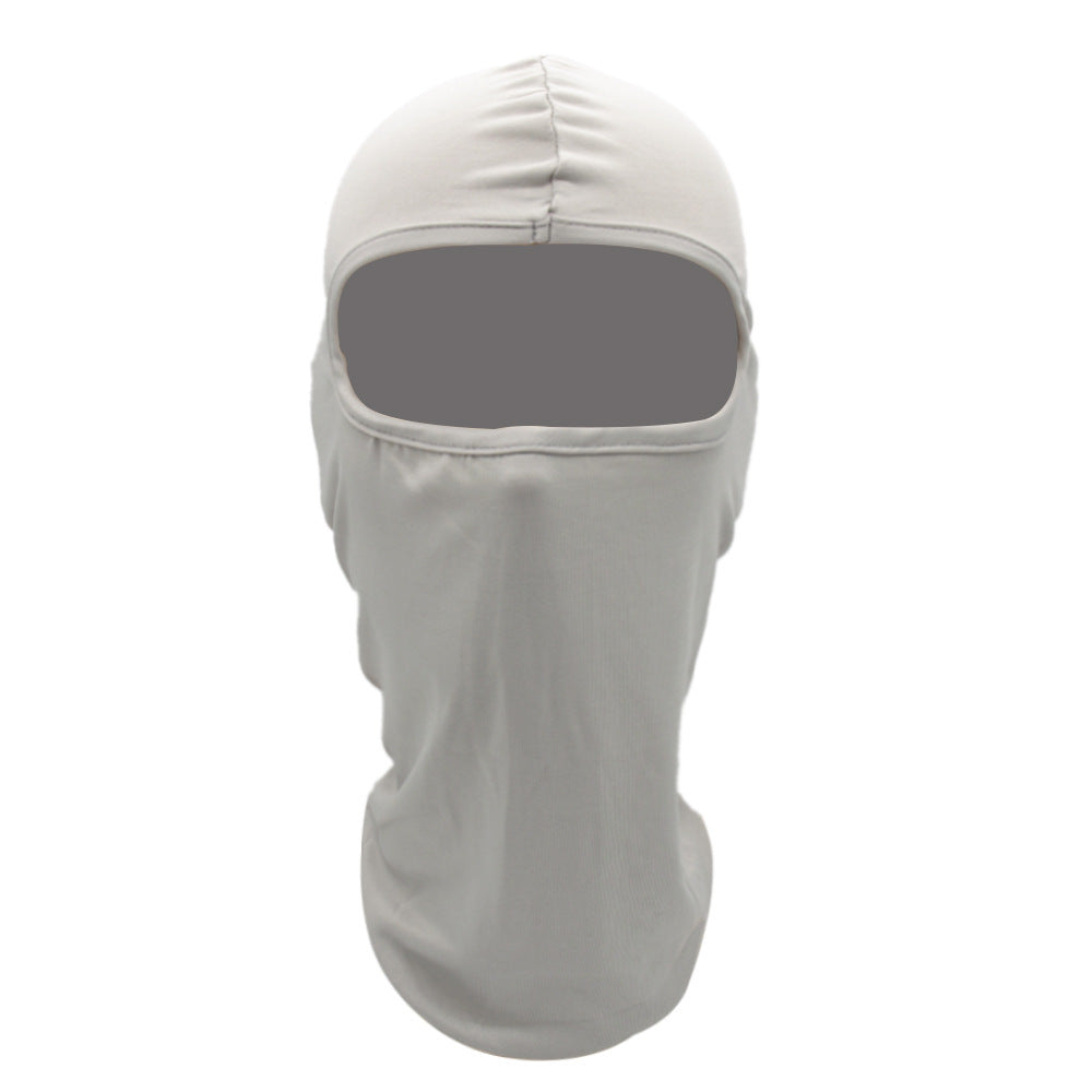 Riding helmet for sun protection