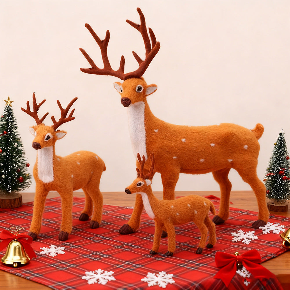 Christmas reindeer figurine