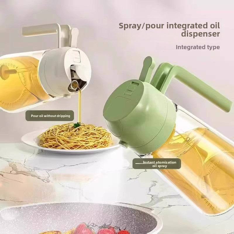 Spray and pour dual-purpose spray tank leak-proof oil tank glass spray oil bottle