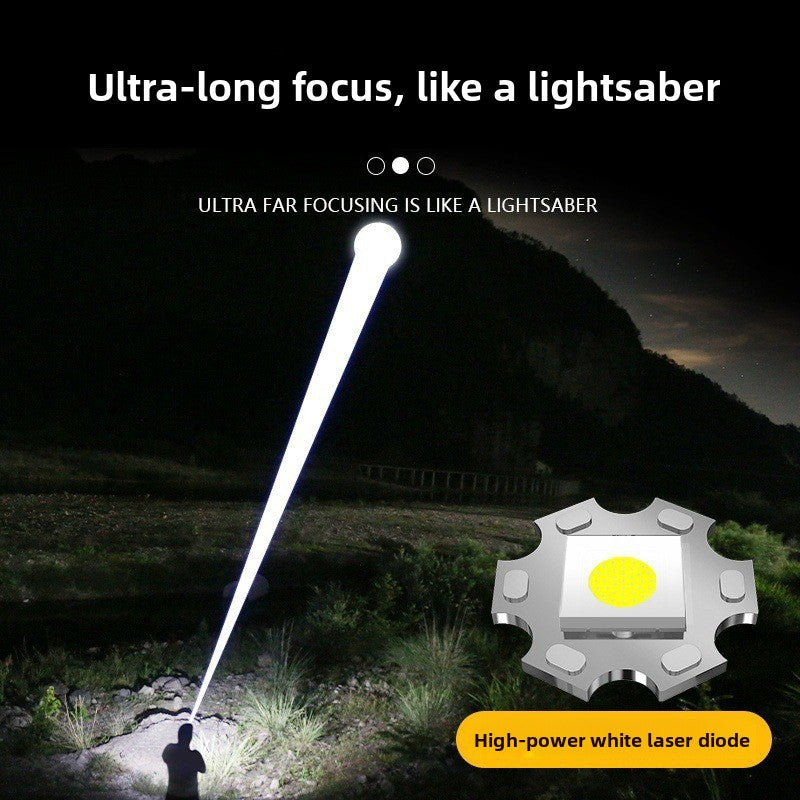 Adjustable Focus Rechargeable Flashlight