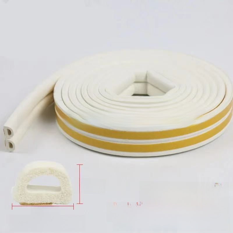 EPDM Foam Rubber Self-Adhesive Sealing Strip for Doors and Windows 6m Roll teemdrop