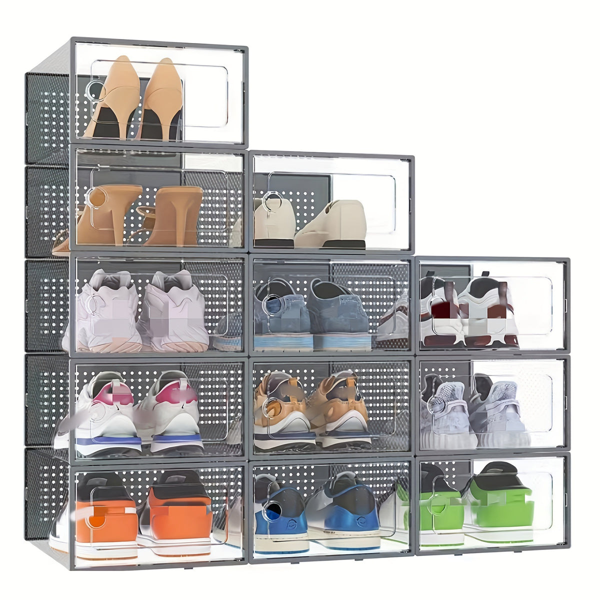 Transparent Foldable Shoe Storage Box