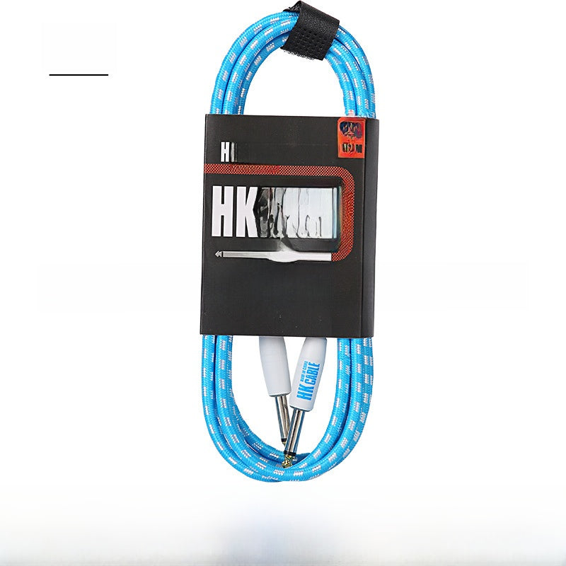 Braided Noise Reduction Guitar Instrument Cable