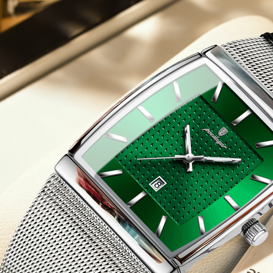 Ultra-Thin Men's Square Quartz Watch teemdrop