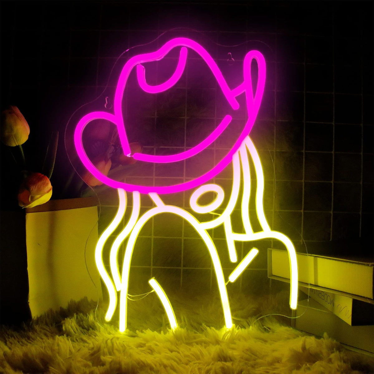 Custom LED Neon Sign Dimmable Decorative Light teemdrop