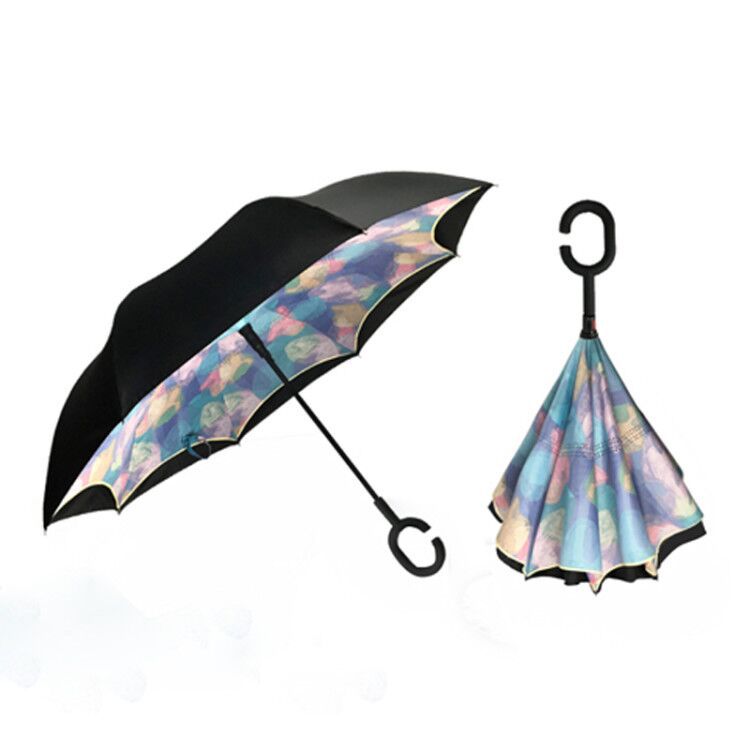Reverse double-layer umbrella