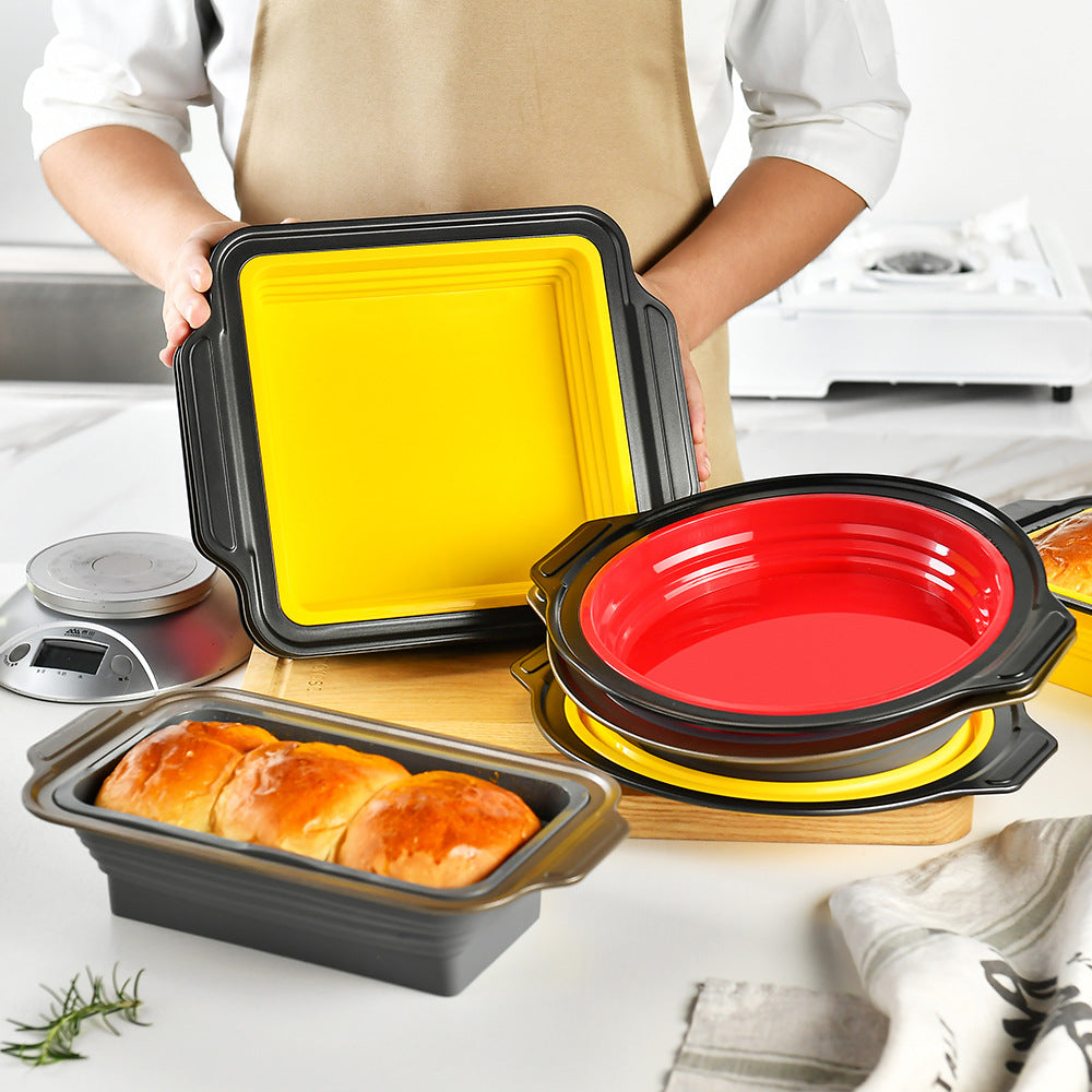 Folding Silicone Cake Baking Mold