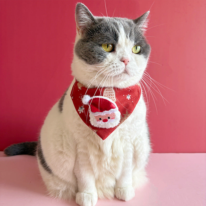 Pet collar scarf