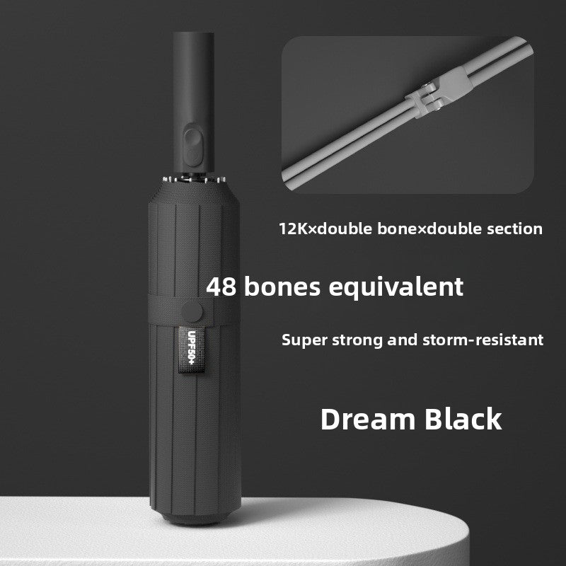 Automatic Folding Umbrella with Sun Rain Protection